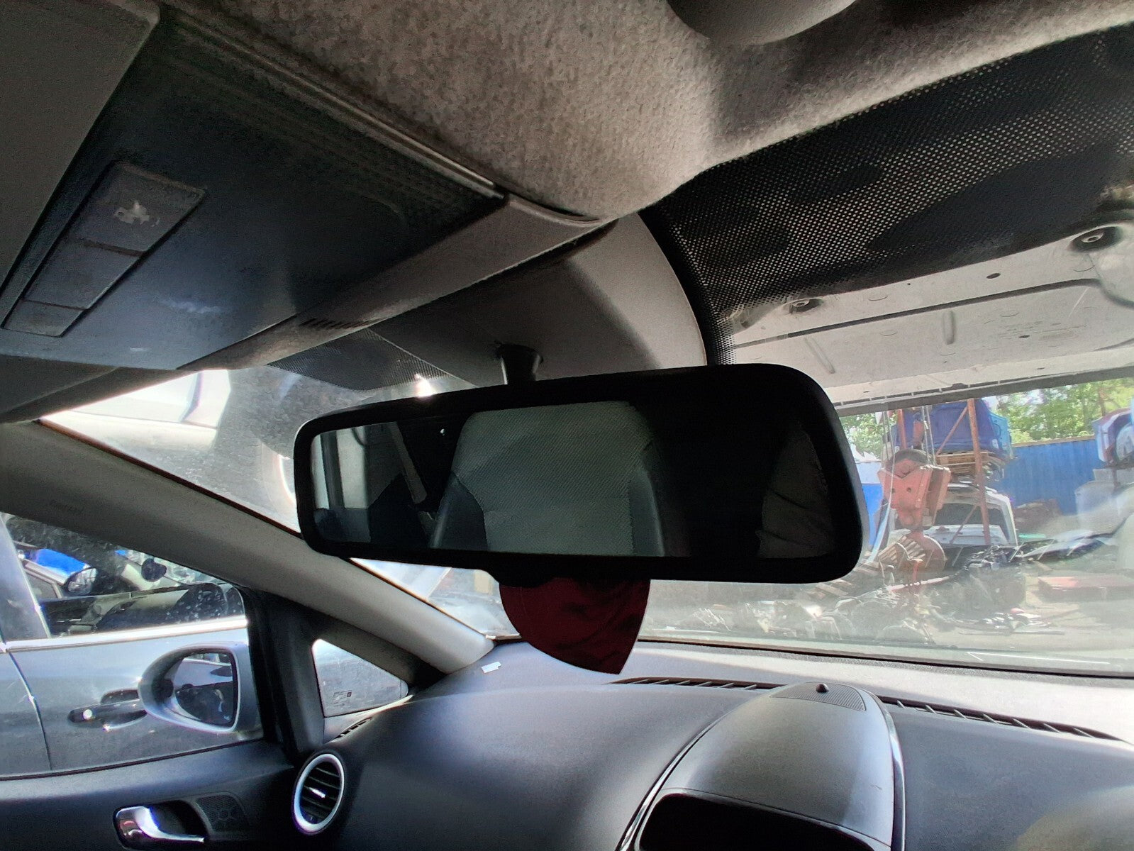 2009 VAUXHALL CORSA D INTERIOR REAR VIEW MIRROR