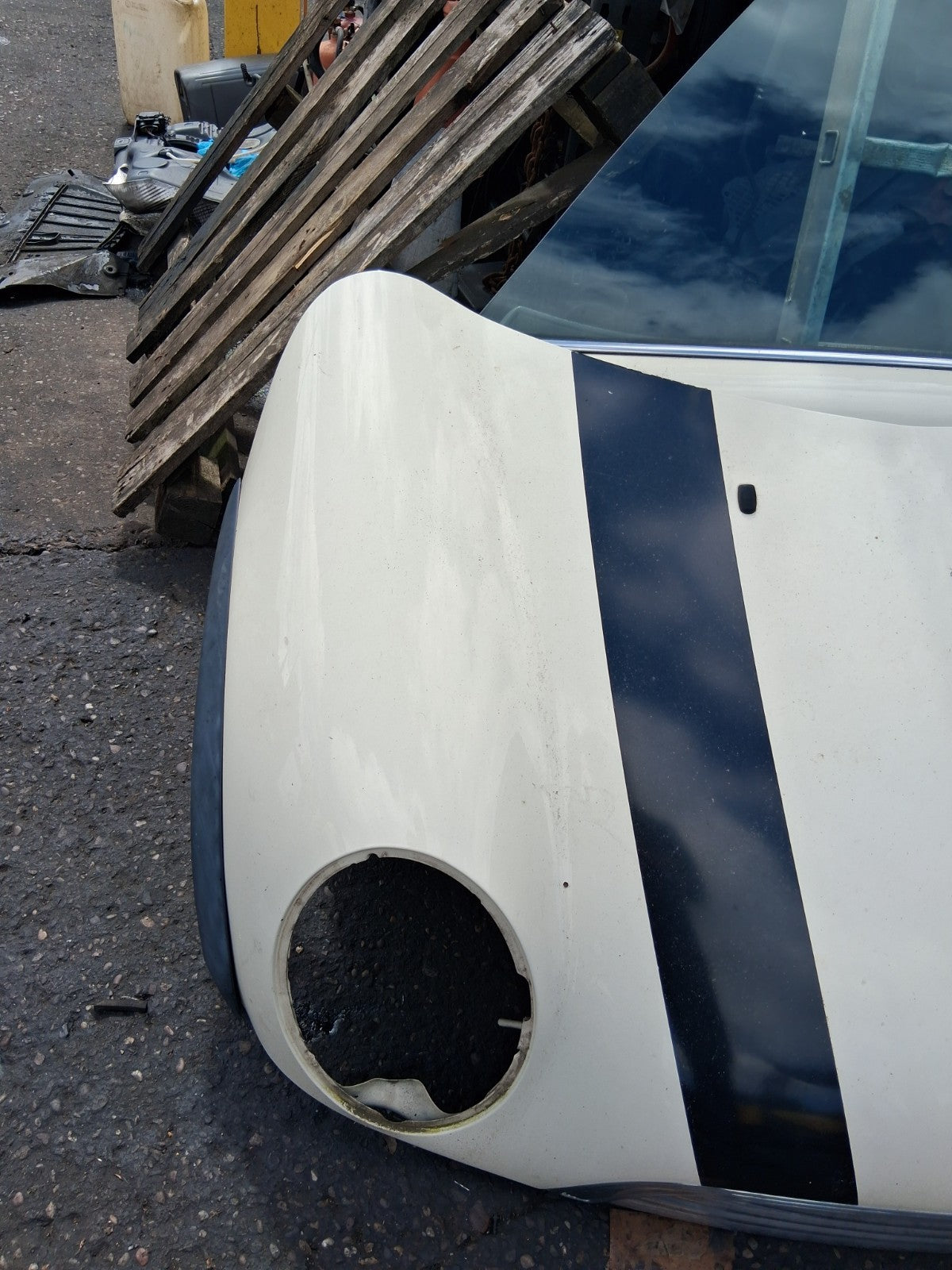 2003 BMW MINI COOPER R50 FRONT BONNET HOOD PANEL