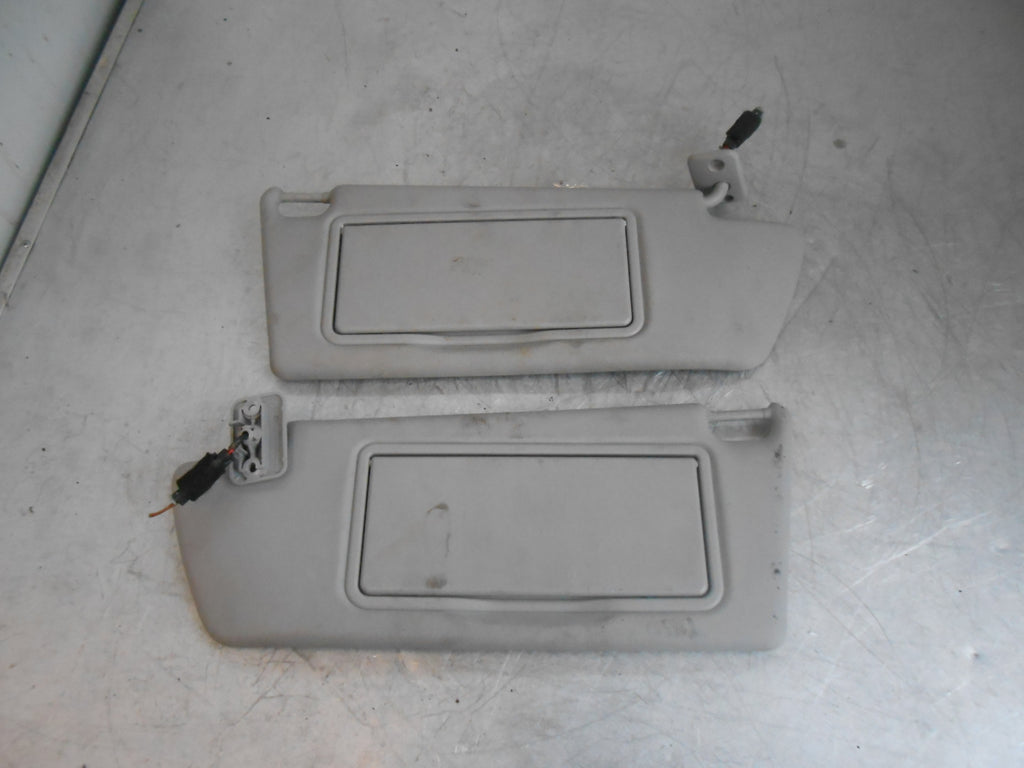 VAUXHALL ZAFIRA B (MK2) 2008 OS & NS DRIVER & PASSENGER SUN VISORS PAIR GREY