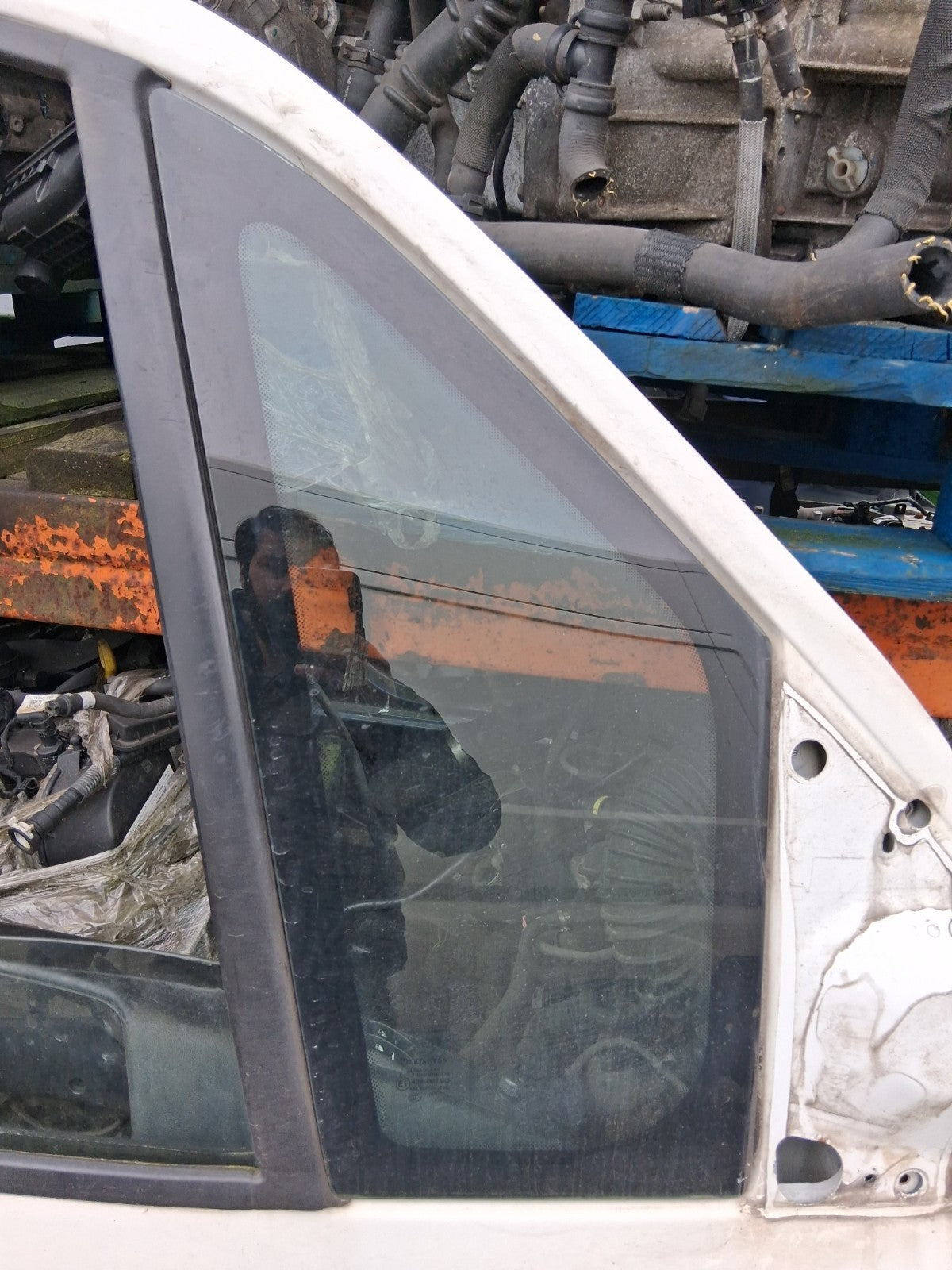 2016 PEUGEOT BOXER MK3 OSF DRIVER SIDE FRONT RIGHT COMPLETE DOOR WHITE