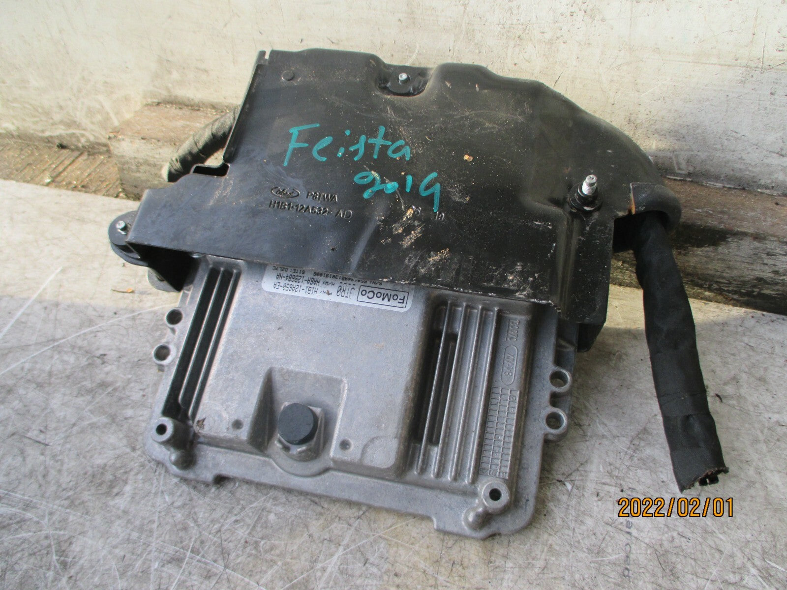 FORD FIESTA MK8 2019 1.0 PETROL ECOBOOST ECU ENGINE CONTROL MODULE H1B112A650EA