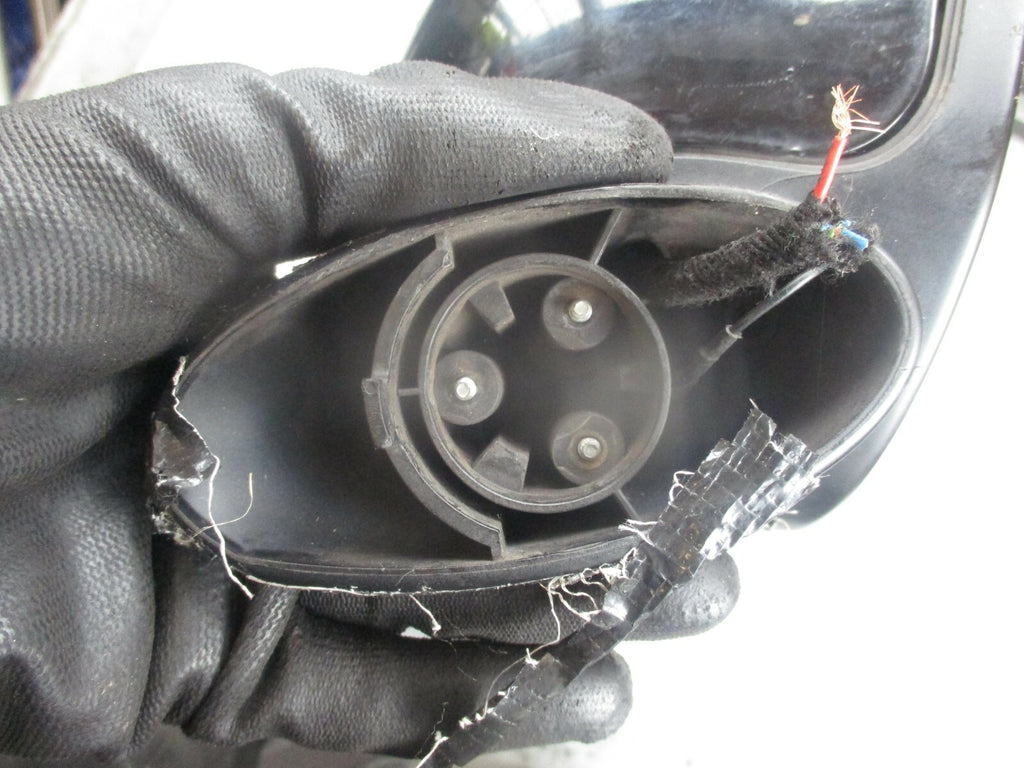 MINI COOPER R50 NS PASSENGER SIDE ELECTRIC DOOR WING MIRROR BLACK