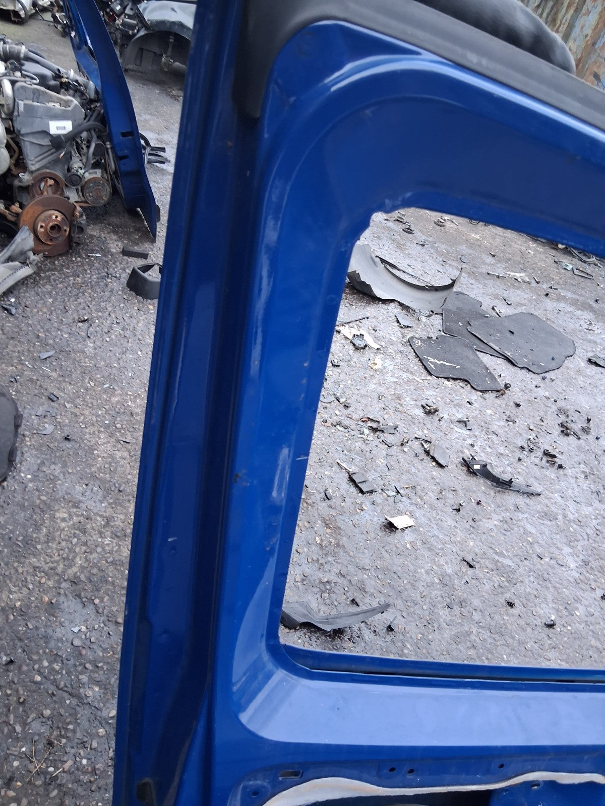 2016 FIAT FIORINO NSF PASSENGER SIDE FRONT LEFT BARE DOOR BLUE
