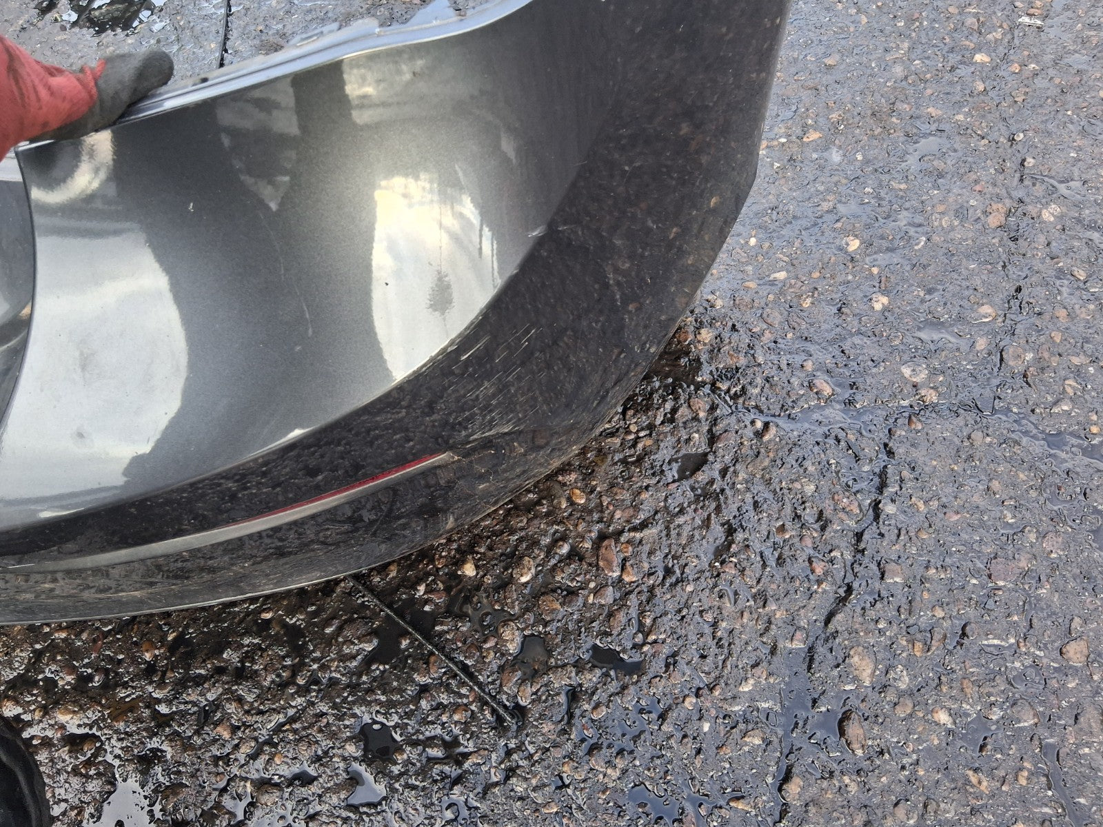 2016 BMW 1 SERIES HATCHBACK F20 REAR BUMPER MINERAL GREY METALLIC B39