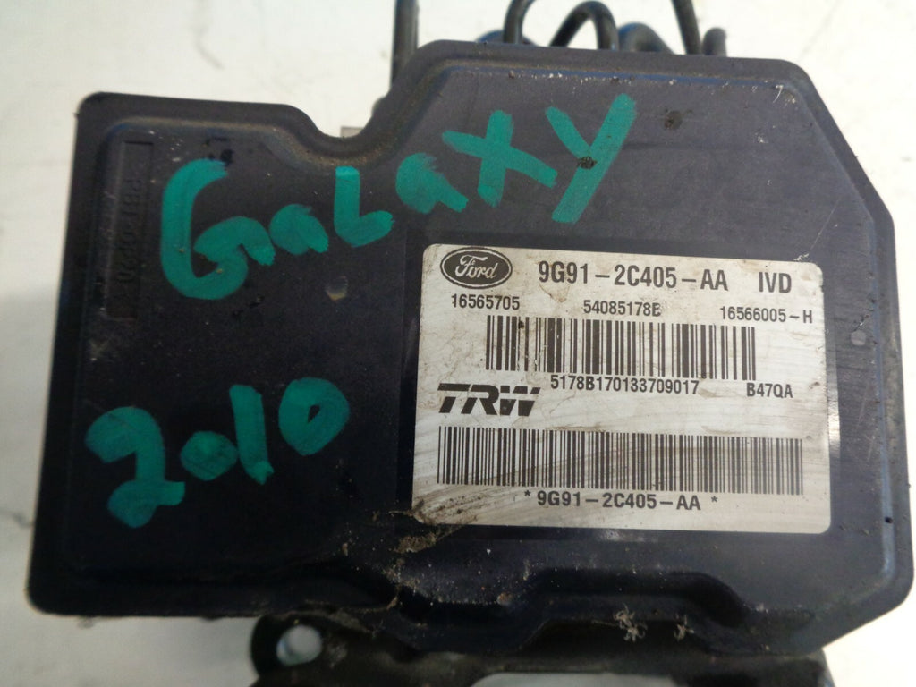 FORD GALAXY 2010 2.0 DIESEL ABS BRAKE PUMP & CONTROLLER MODULE 9G91-2C405-AA