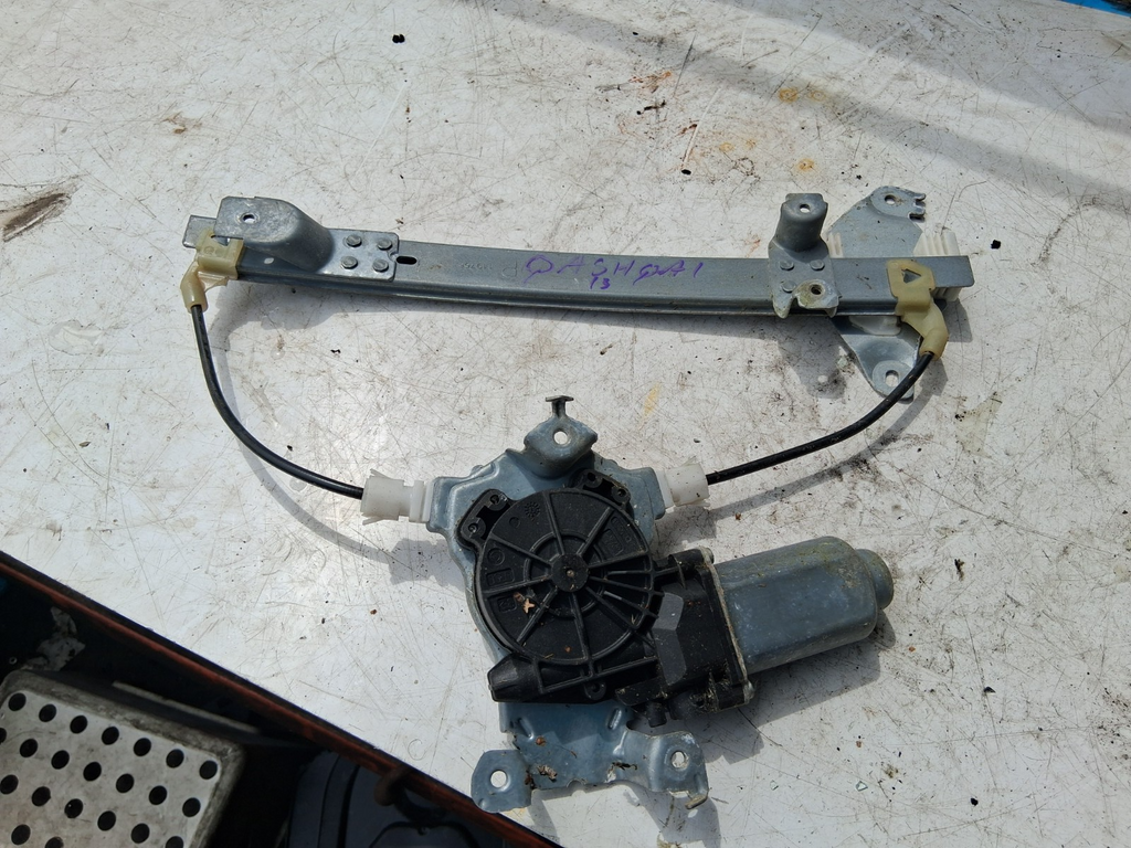 2013 NISSAN QASHQAI J10 NSR REAR PASSENGER SIDE WINDOW MOTOR REGULATOR 119766