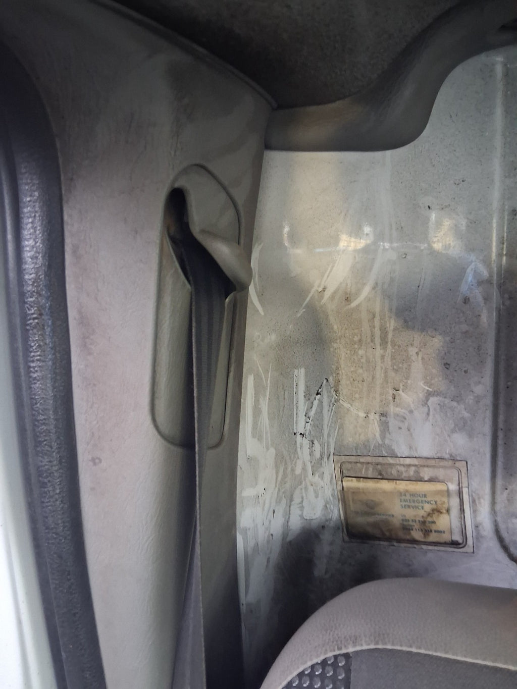 2014 VAUXHALL VIVARO MK1 OSF DRIVER SIDE FRONT RIGHT SEAT BELT