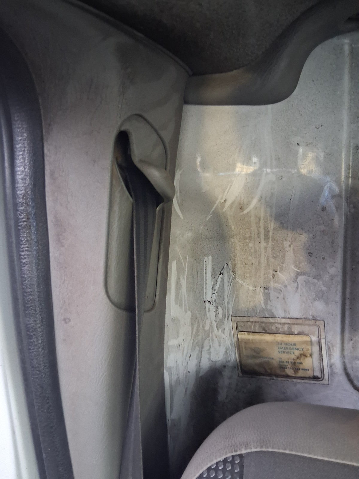 2014 VAUXHALL VIVARO MK1 OSF DRIVER SIDE FRONT RIGHT SEAT BELT