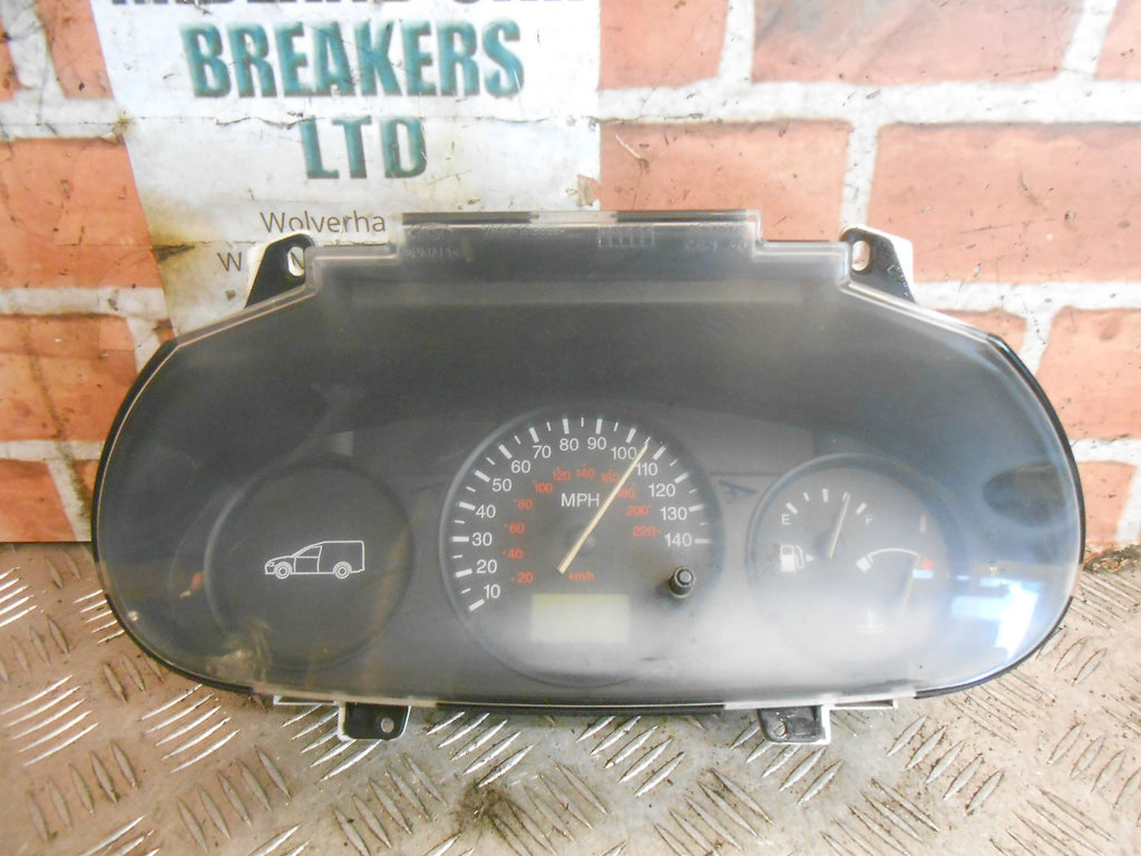 FORD FIESTA VAN MK5 2002 1.8 NON TURBO DIESEL SPEEDO CLOCKS DIALS YS4F-10949-SC