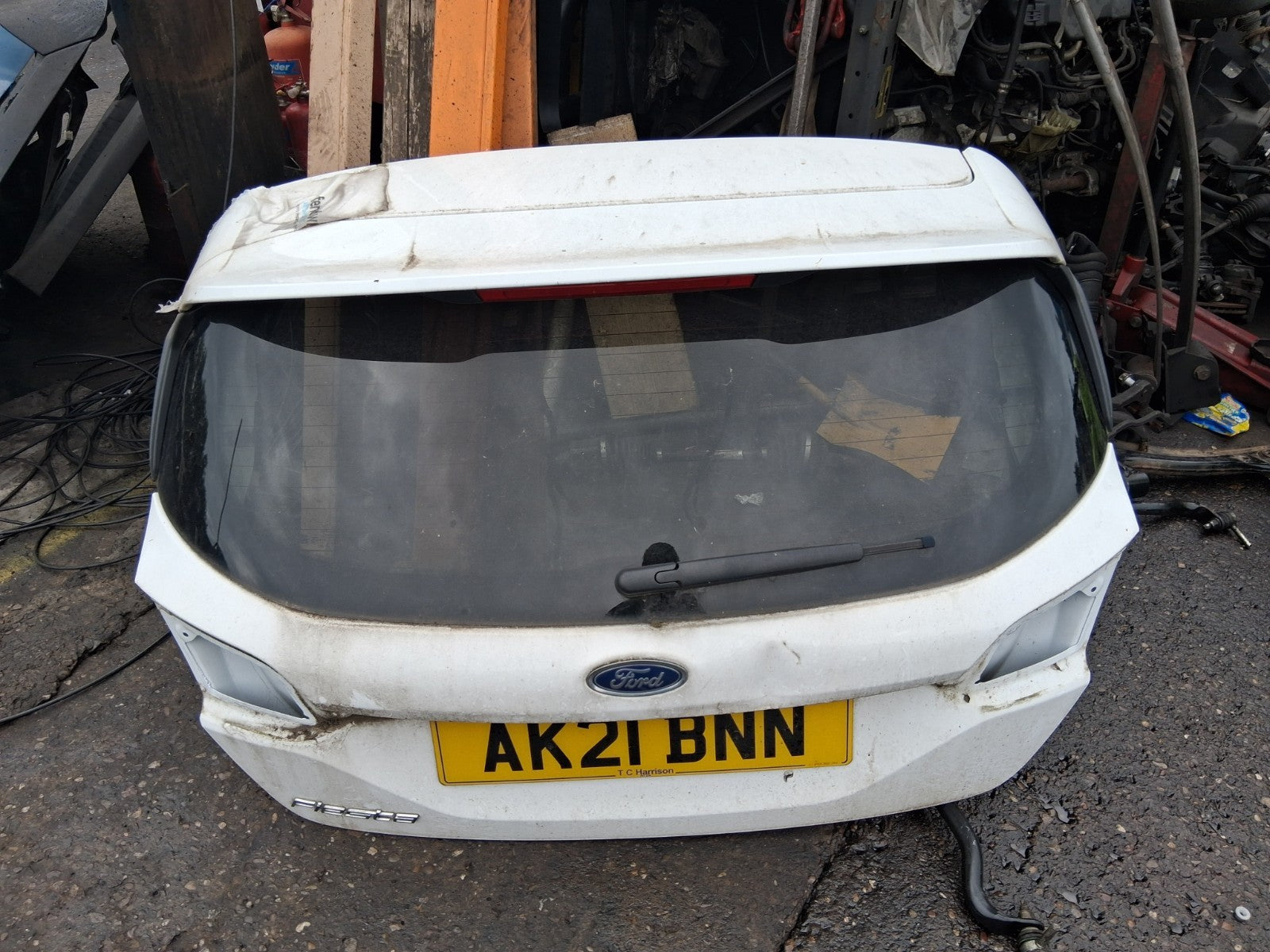 2021 FORD FIESTA MK8 ST LINE 3 DOOR BARE TAILGATE BOOTLID WHITE
