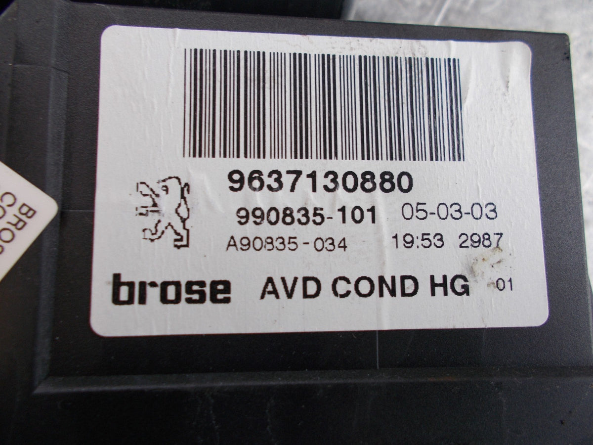 2003 PEUGEOT 307 SW SE EST 5DR OSF DRIVER SIDE FRONT WINDOW MOTOR 9637130880