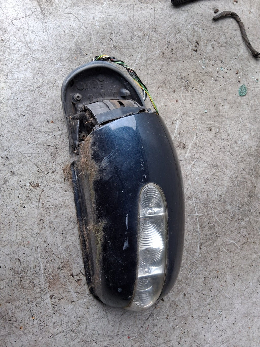 2008 MERCEDES BENZ E CLASS NS PASSENGER SIDE WING MIRROR 41-3133-419