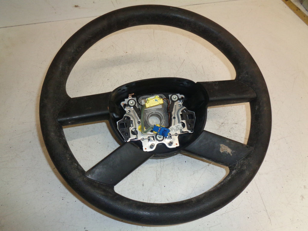 VW VOLKSWAGEN 4 SPOKE BLACK STEERING WHEEL 1T0419091C