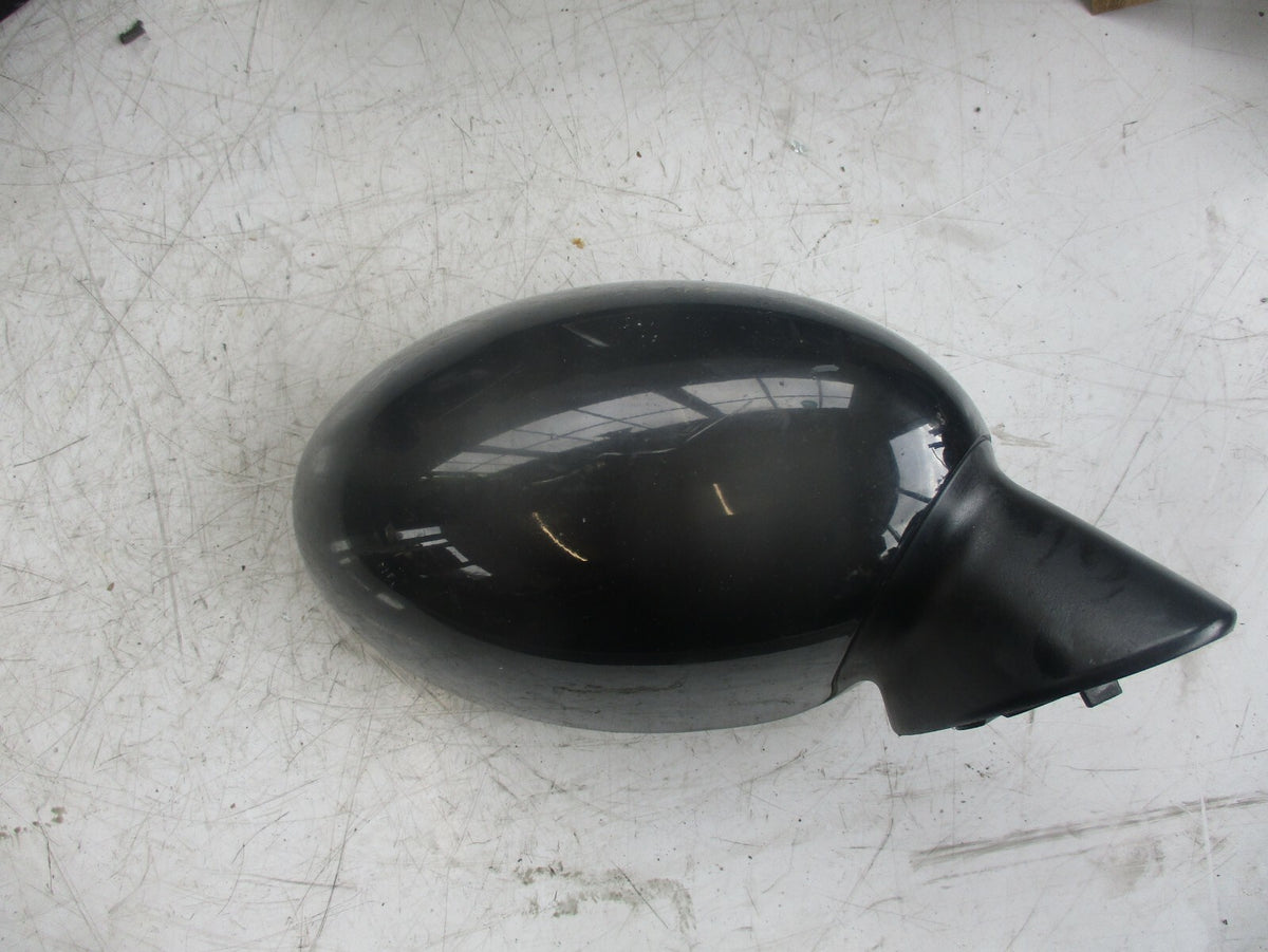 MINI COOPER R50 OS DRIVER SIDE ELECTRIC DOOR WING MIRROR BLACK
