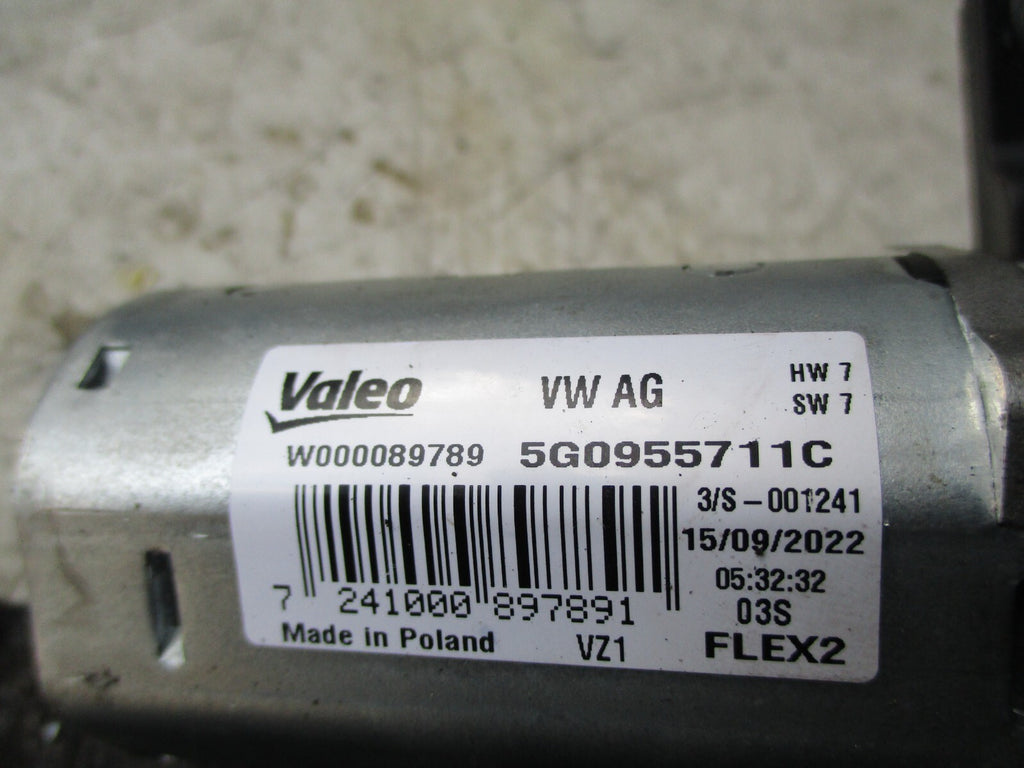 VW VOLKSWAGEN UP 2020 HATCHBACK WIPER MOTOR REAR 5G0955711C