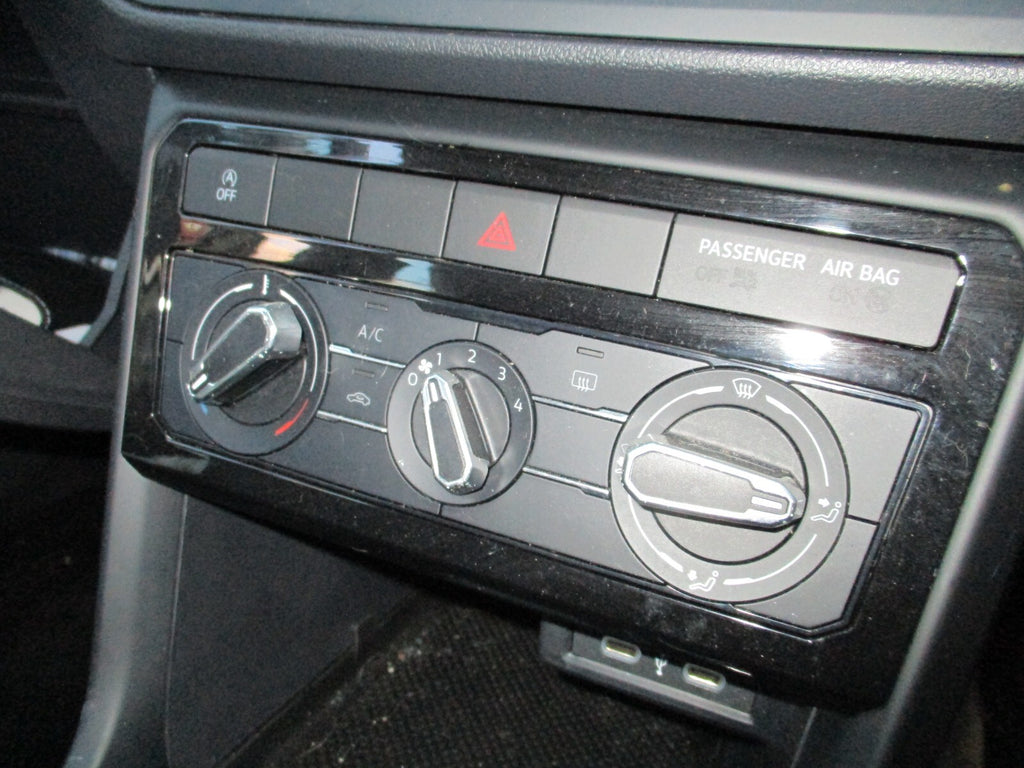 2023 VW VOLKSWAGEN T CROSS HEATER AC CLIMATE CONTROL SWITCH PANEL