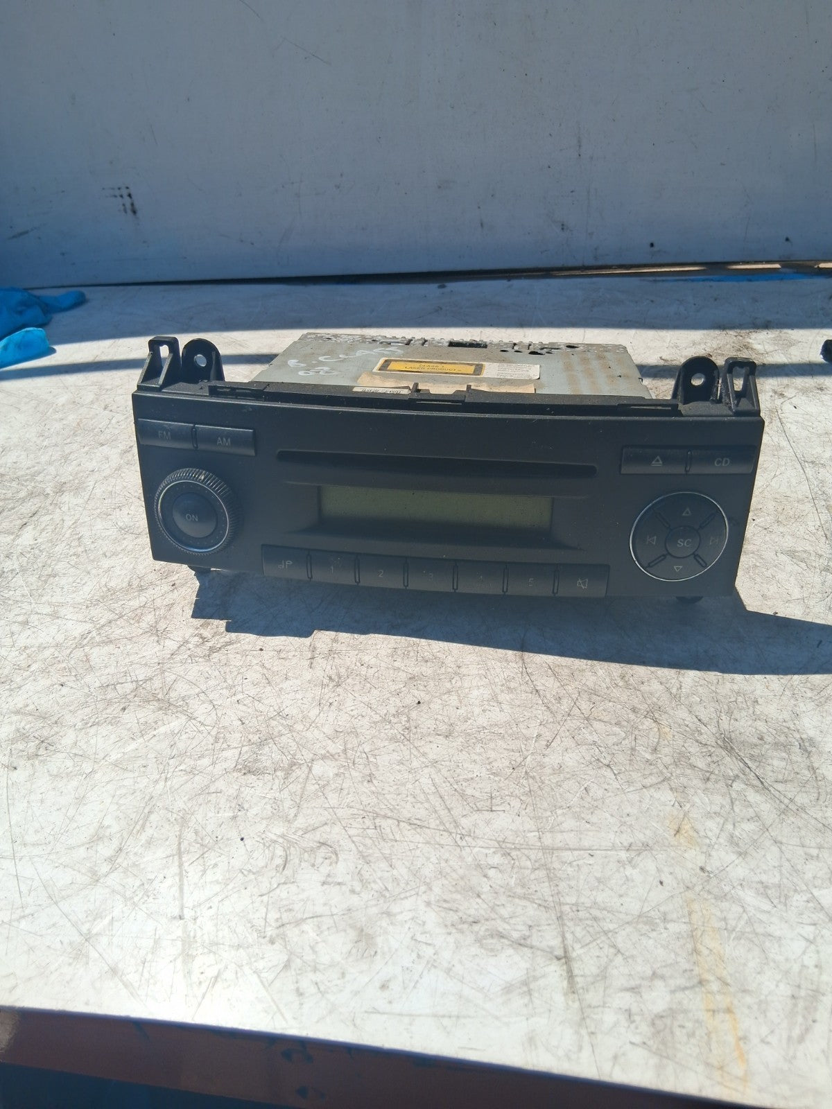 2008 MERCEDES BENZ B CLASS RADIO CD PLAYER STEREO HEAD UNIT A9068200286