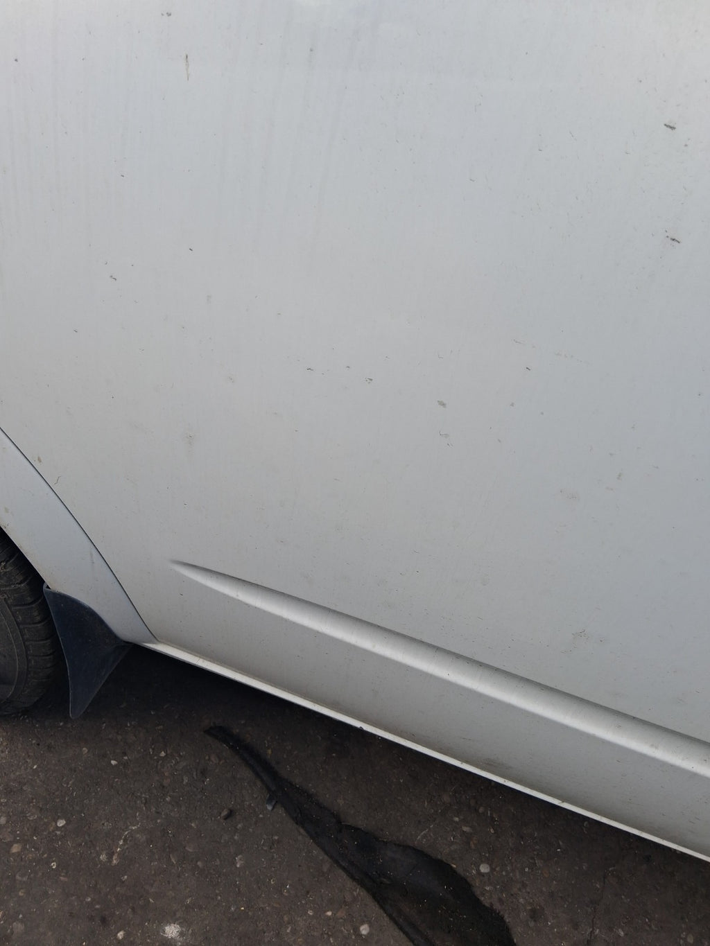 2020 SAIC LDV V80 NSF PASSENGER SIDE LEFT BARE DOOR WHITE