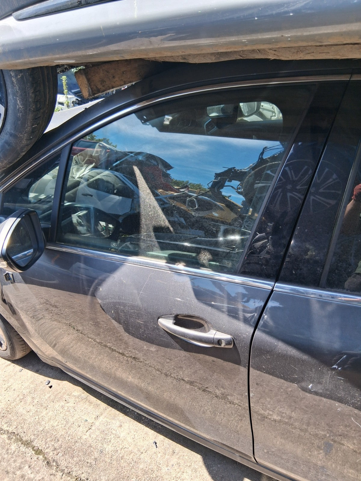 2019 PEUGEOT 208 MK1 NSF PASSENGER SIDE FRONT LEFT BARE DOOR GREY