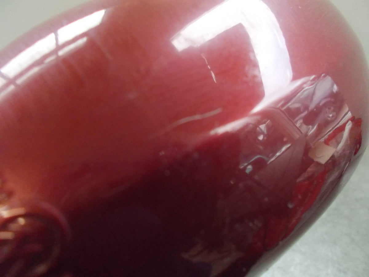 2008 FORD KA NS PASSENGER SIDE MANUAL WING MIRROR DOOR MIRROR E9010113  RED