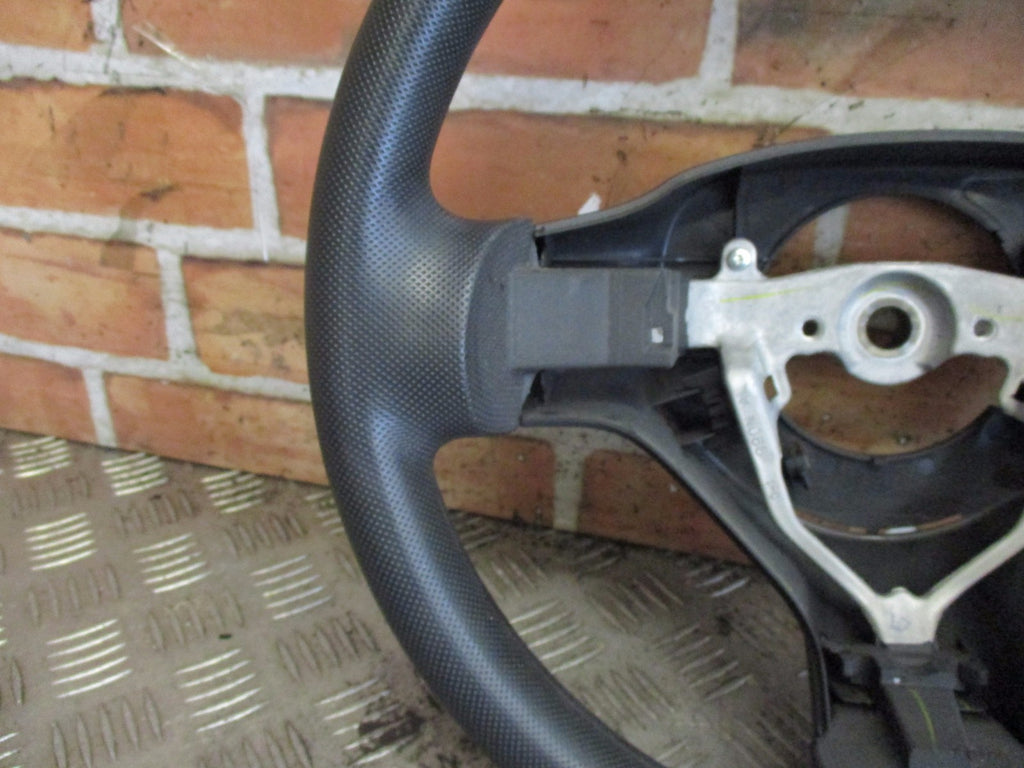 CITROEN C1 2007 3 SPOKE PERFORATED BARE STEERING WHEEL BLACK MGS120-01840