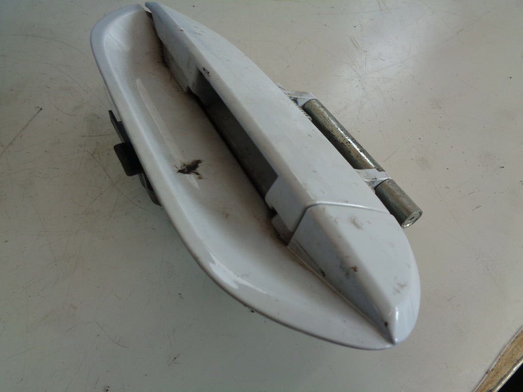HONDA INSIGHT 2011 NSR PASSENGER SIDE REAR DOOR EXTERIOR HANDLE WHITE