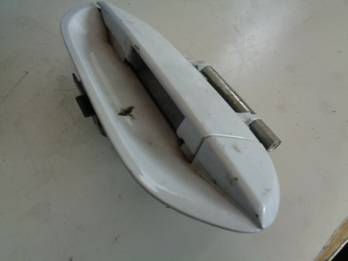 HONDA INSIGHT 2011 NSR PASSENGER SIDE REAR DOOR EXTERIOR HANDLE WHITE