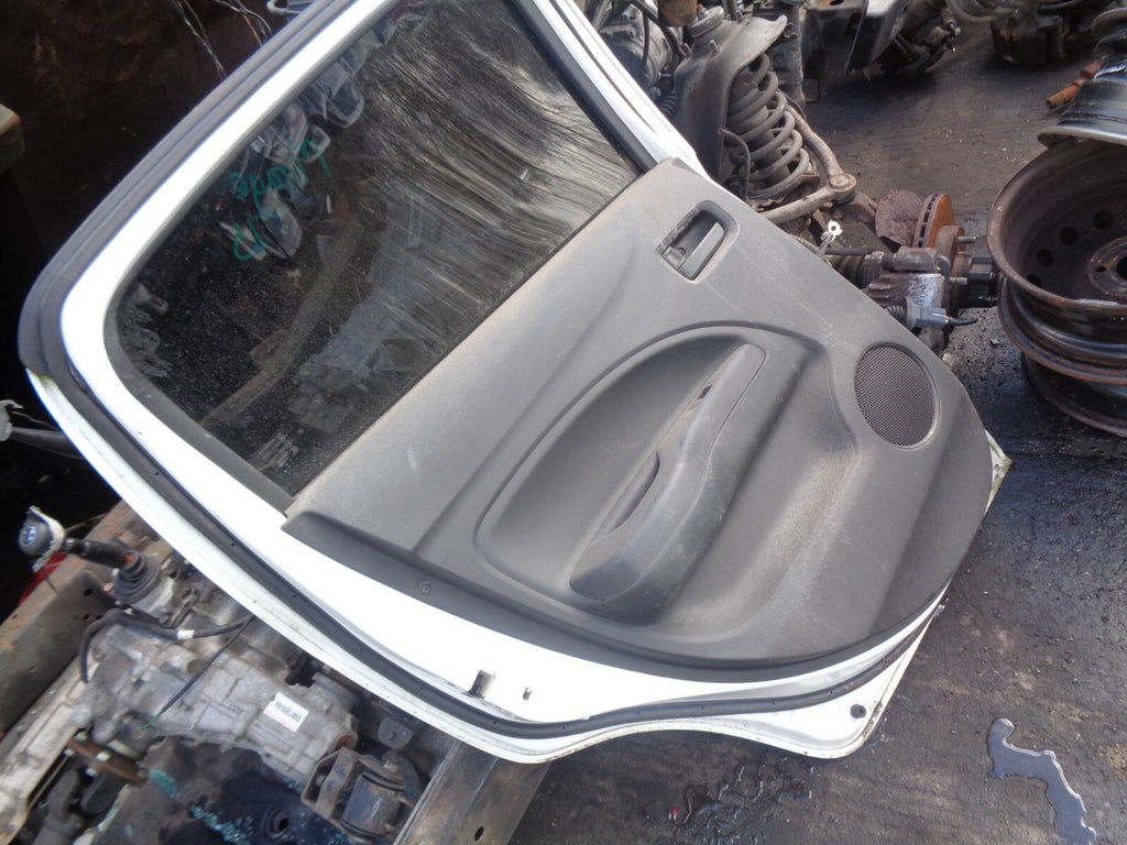 MITSUBISHI MIRAGE 2 MK6 2013 NSR PASSENGER SIDE REAR COMPLETE DOOR ALPINE WHITE