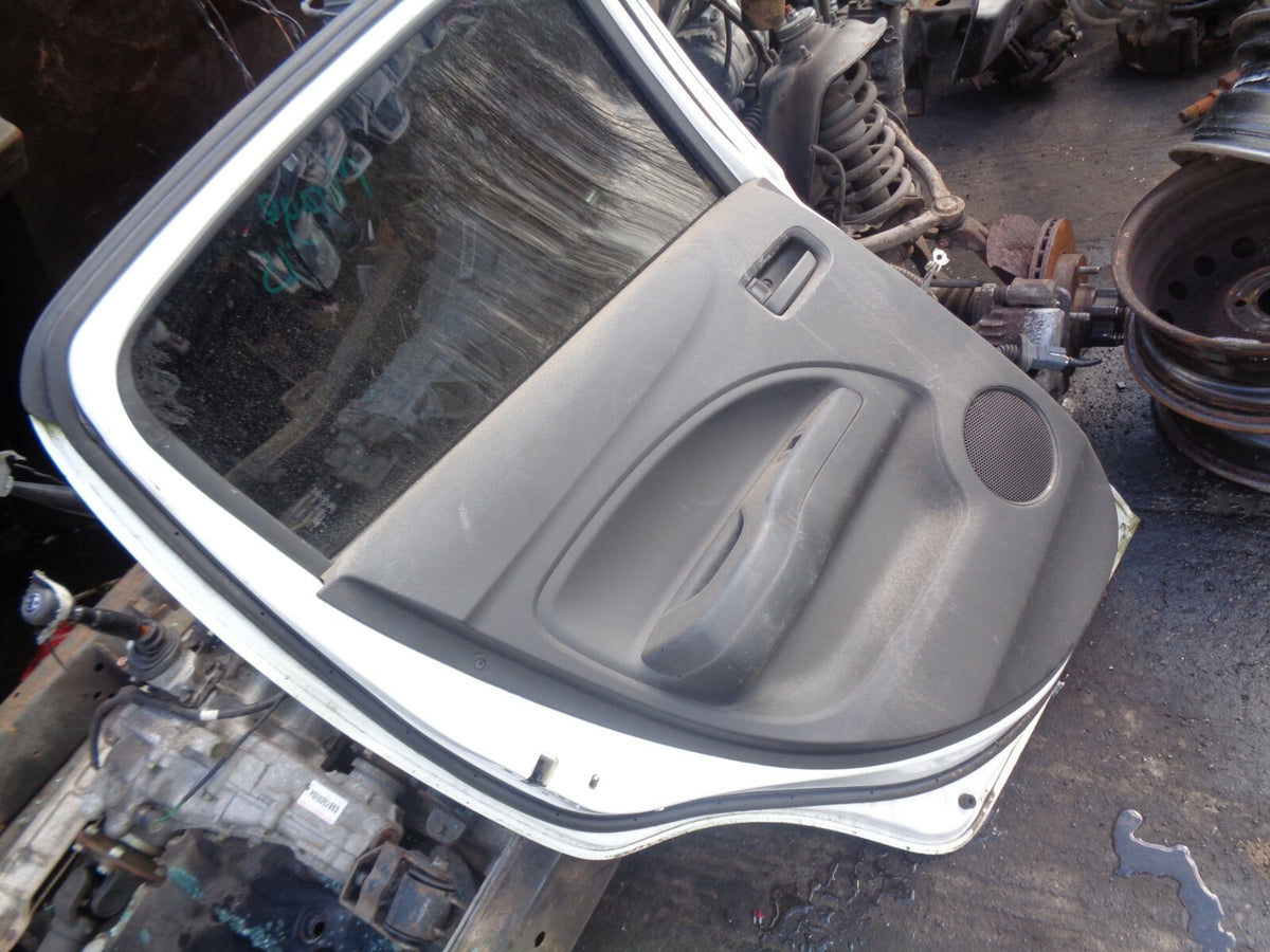 MITSUBISHI MIRAGE 2 MK6 2013 NSR PASSENGER SIDE REAR COMPLETE DOOR ALPINE WHITE