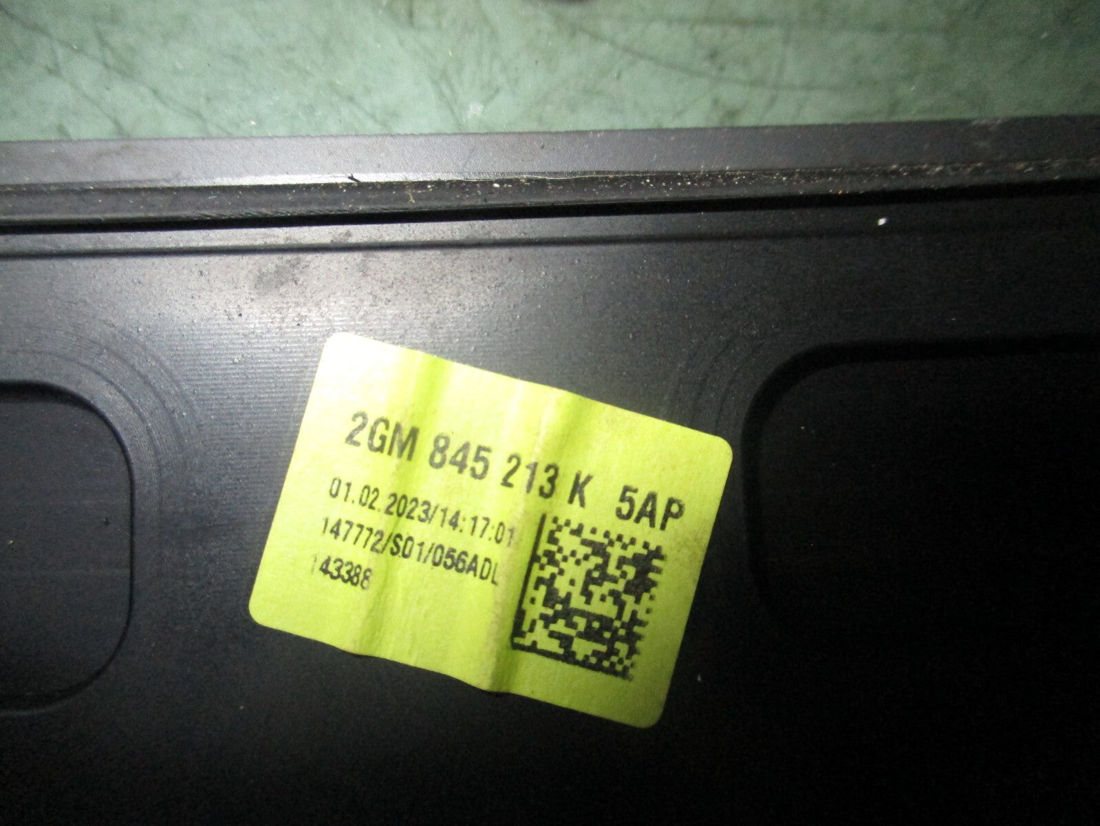VW VOLKSWAGEN T CROSS 2023 NS PASSENGER SIDE REAR QUARTER WINDOW GLASS 2GM845213