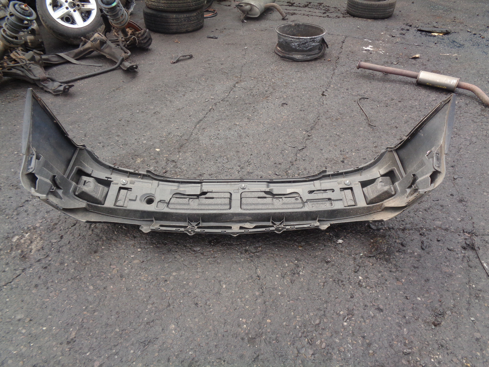 MERCEDES BENZ SLK 2010 COMPLETE REAR BUMPER BLACK A1718854125