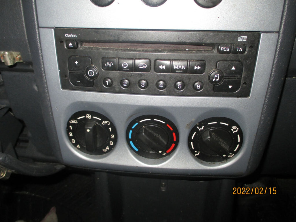 PEUGEOT PARTNER 2010 MK1 RADIO CD PLAYER STEREO HEAD UNIT