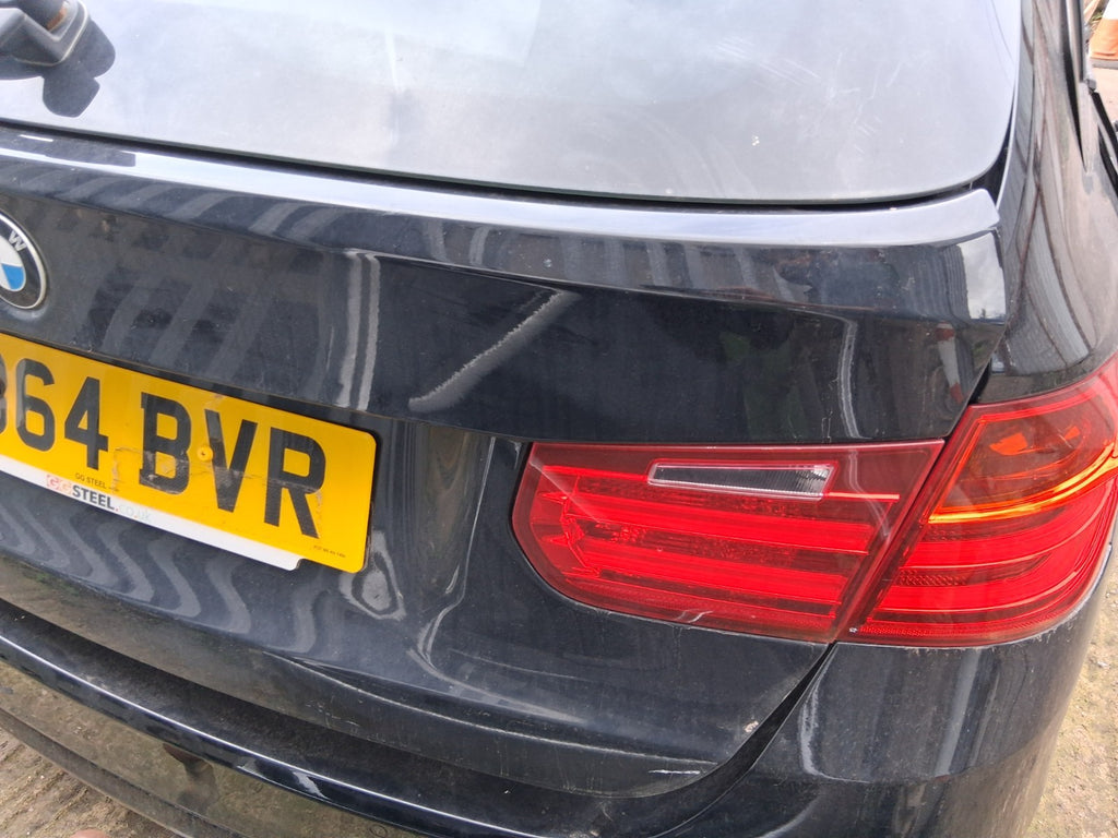 2015 BMW 3 SERIES F30 ESTATE BARE TAILGATE BOOTLID JET BLACK 668