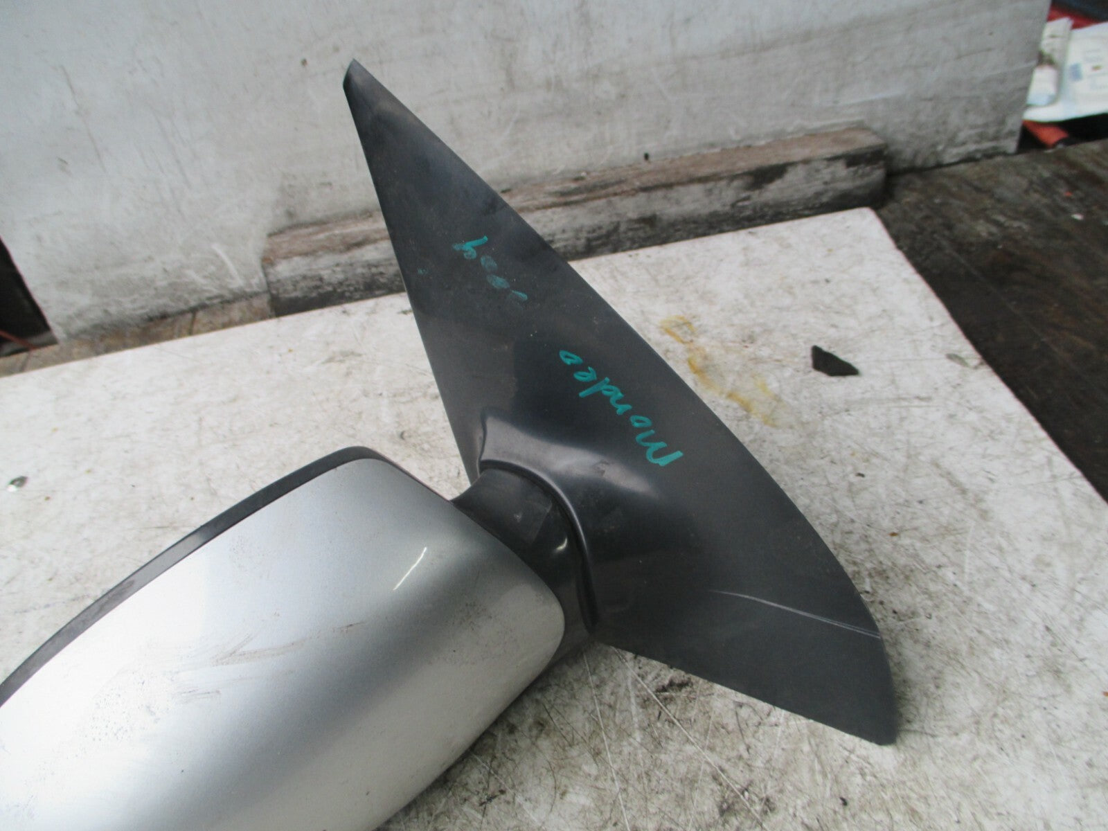 FORD MONDEO MK3 2004 OSF DRIVER FRONT ELECTRIC WING MIRROR SILVER