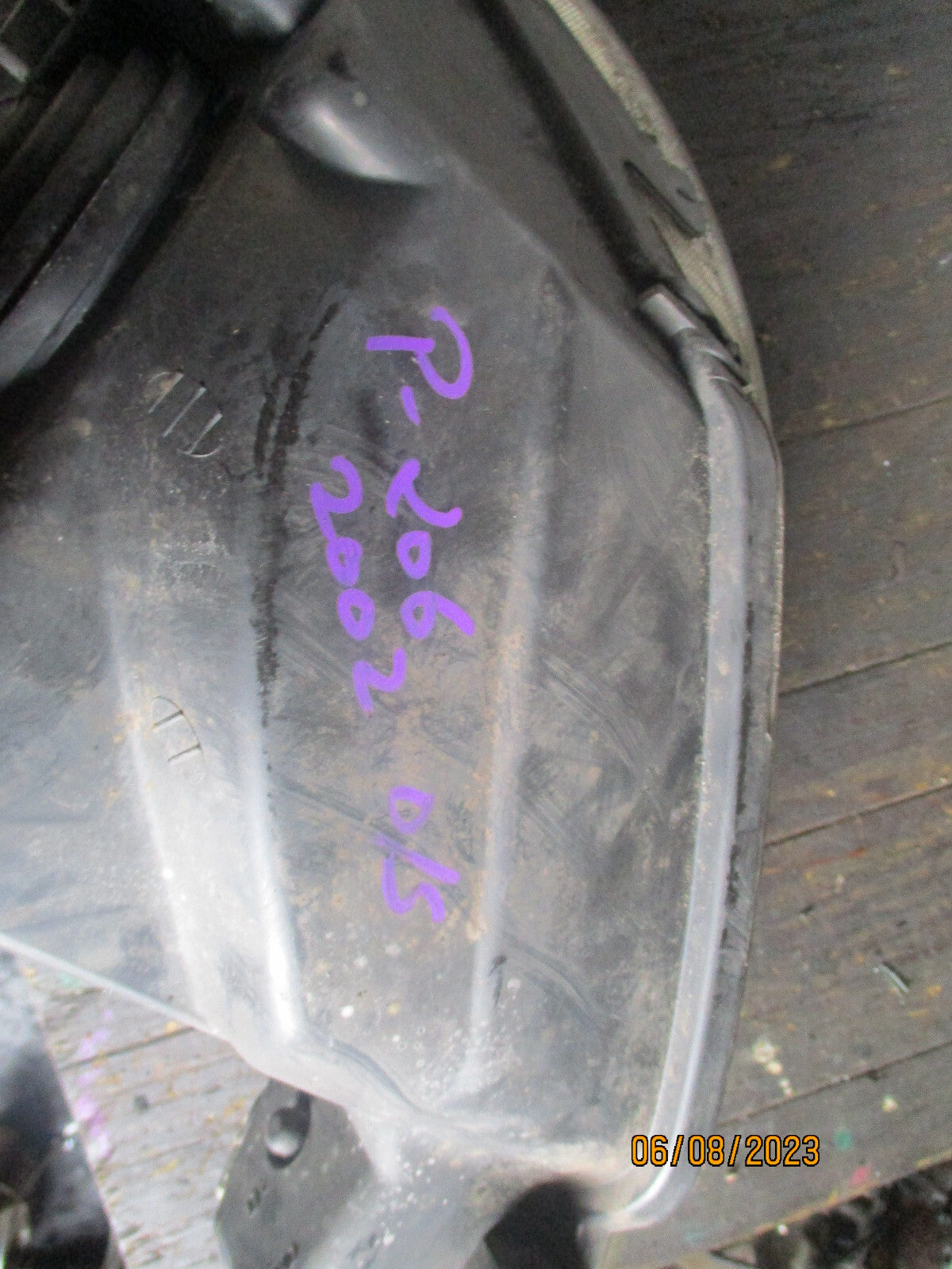 PEUGEOT 206 2002 OS DRIVER SIDE FRONT HEADLIGHT 9640559680