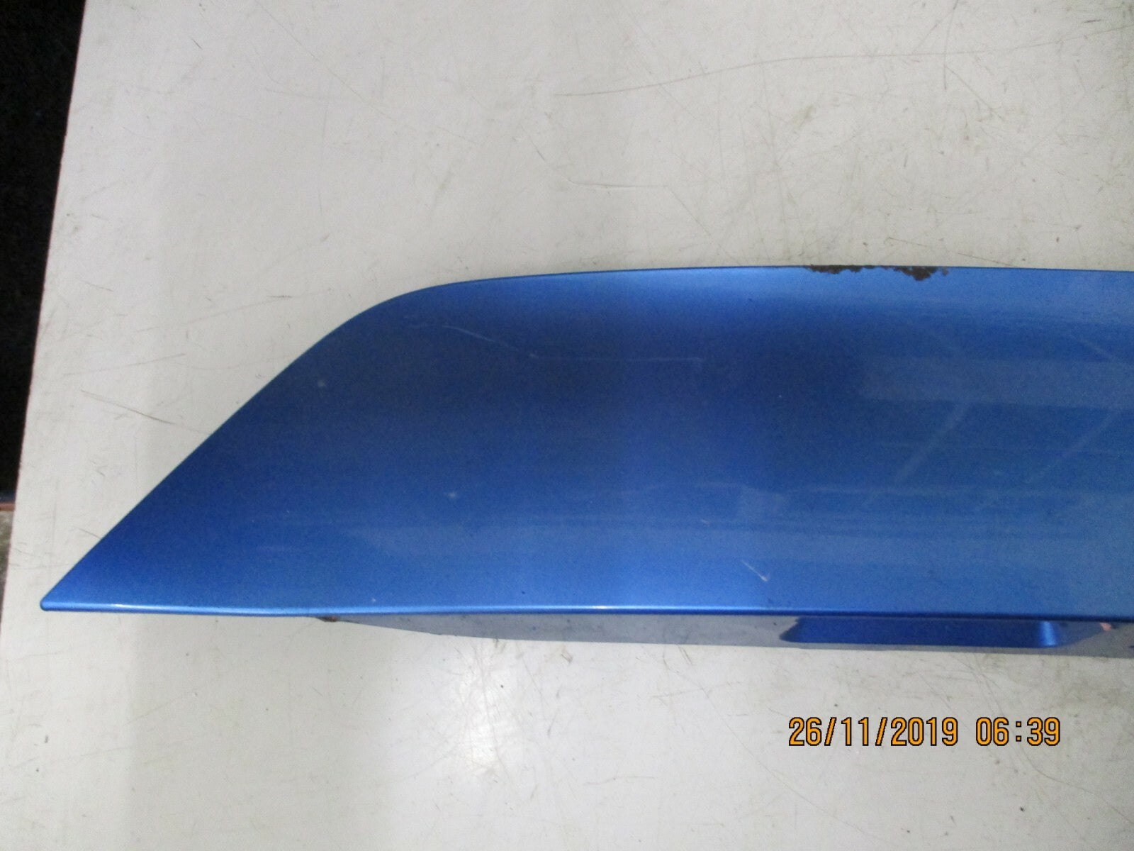 NISSAN QASHQAI J11 2018 REAR BOOT AILGATE PLINTH TRIM PANEL MICRO SWITCH BLUE