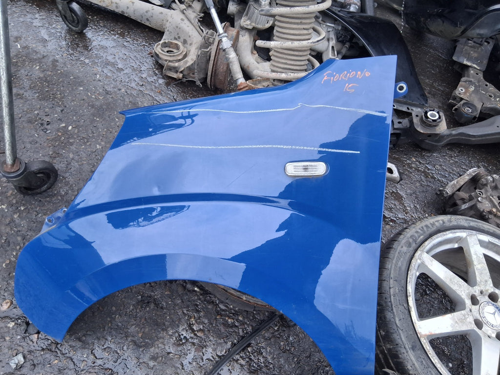 2016 FIAT FIORINO NSF PASSENGER SIDE FRONT LEFT WING PANEL BLUE
