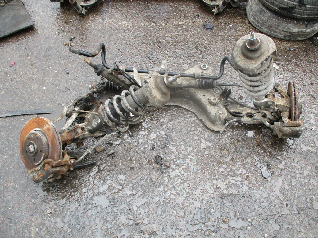 RENAULT TRAFIC 2.0 DCI 2014 MK2 COMPLETE FRONT AXLE LEGS HUBS CALIPER SUB FRAME