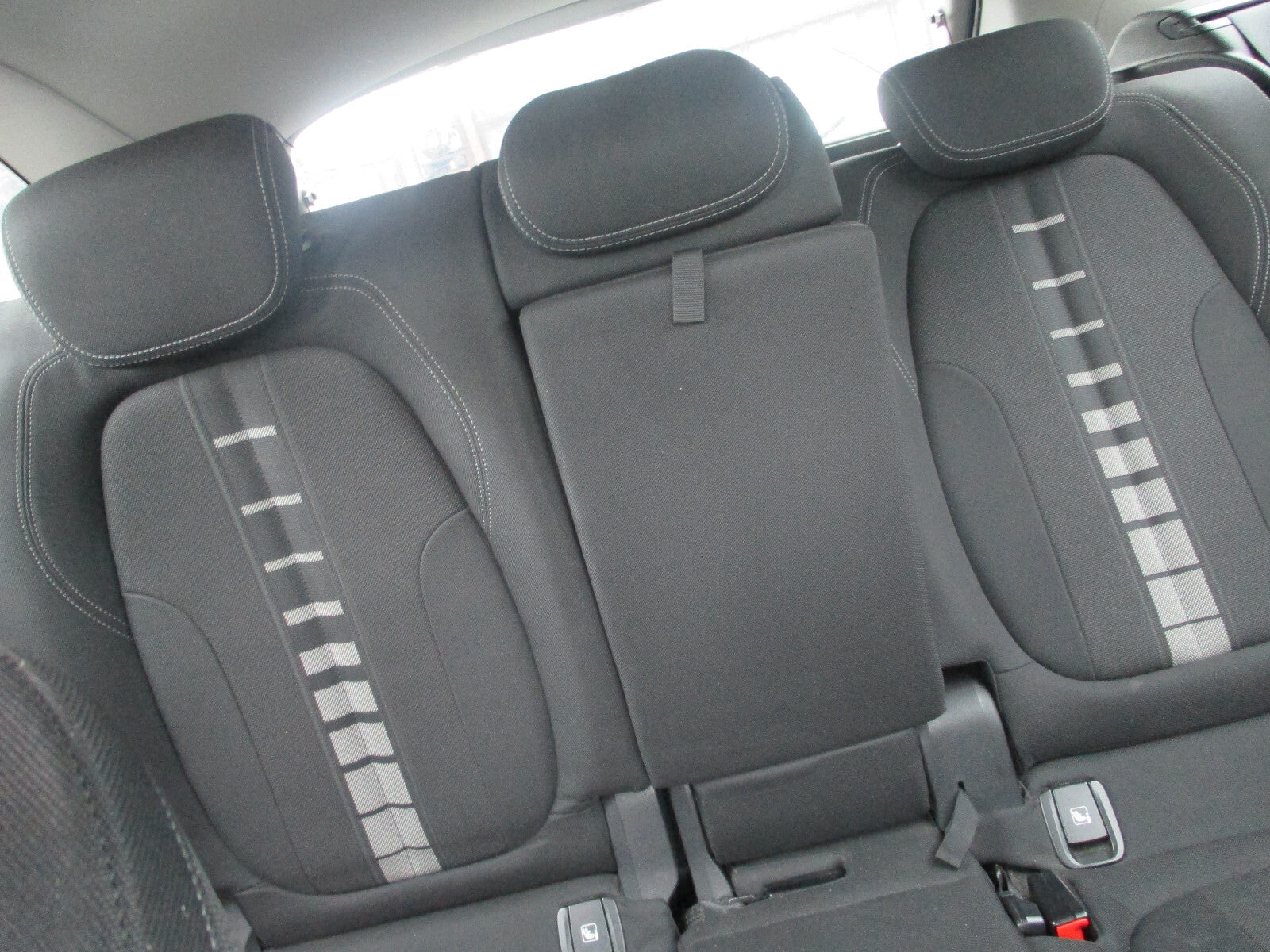 BMW X1 2018 F48 X DRIVE REAR COMPLETE SEATS BASE & BACK WITH CUP HOLDERS FABRIC