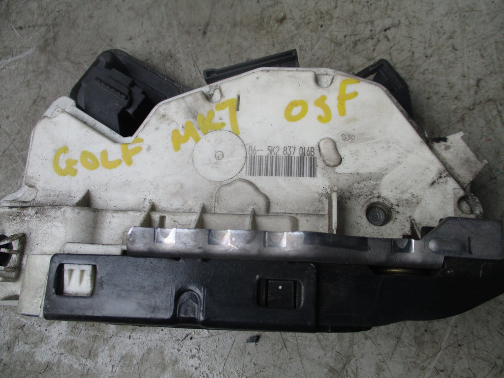 VW VOLKSWAGEN GOLF MK7 OSF DRIVERS SIDE FRONT DOOR LOCK MECH 865K2837016B