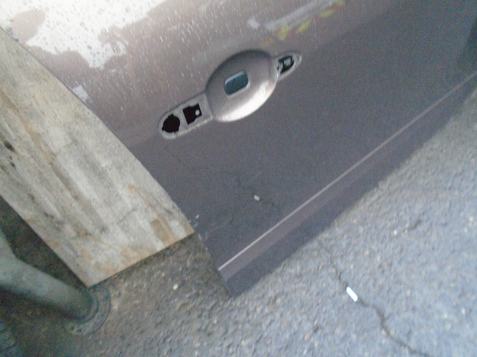 RENAULT SCENIC MK3 2012 OSF DRIVER SIDE FRONT BARE DOOR SHELL BRONZE