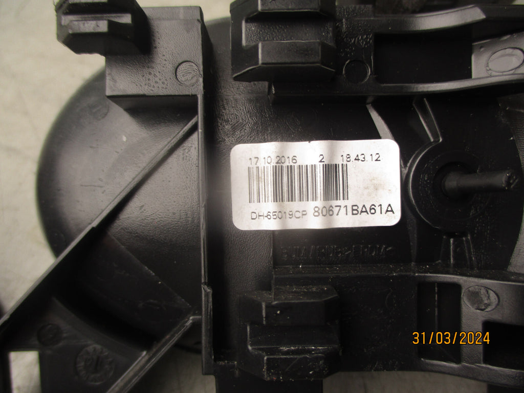 2013 NISSAN JUKE NSF PASSENGER SIDE FRONT DOOR LOCK 80671BA61A