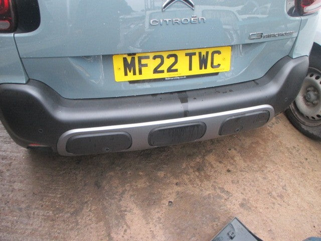 2022 CITROEN C3 AIRCROSS MK1 REAR BUMPER WITH PDC KHAKI GREY EEM