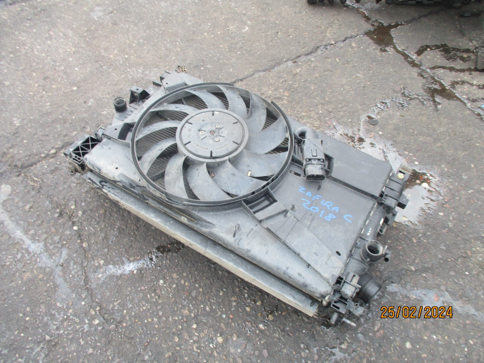 VAUXHALL ZAFIRA C 2018 1.6 DIESEL COMPLETE RADPACK RADIATOR 427460812 RP 16