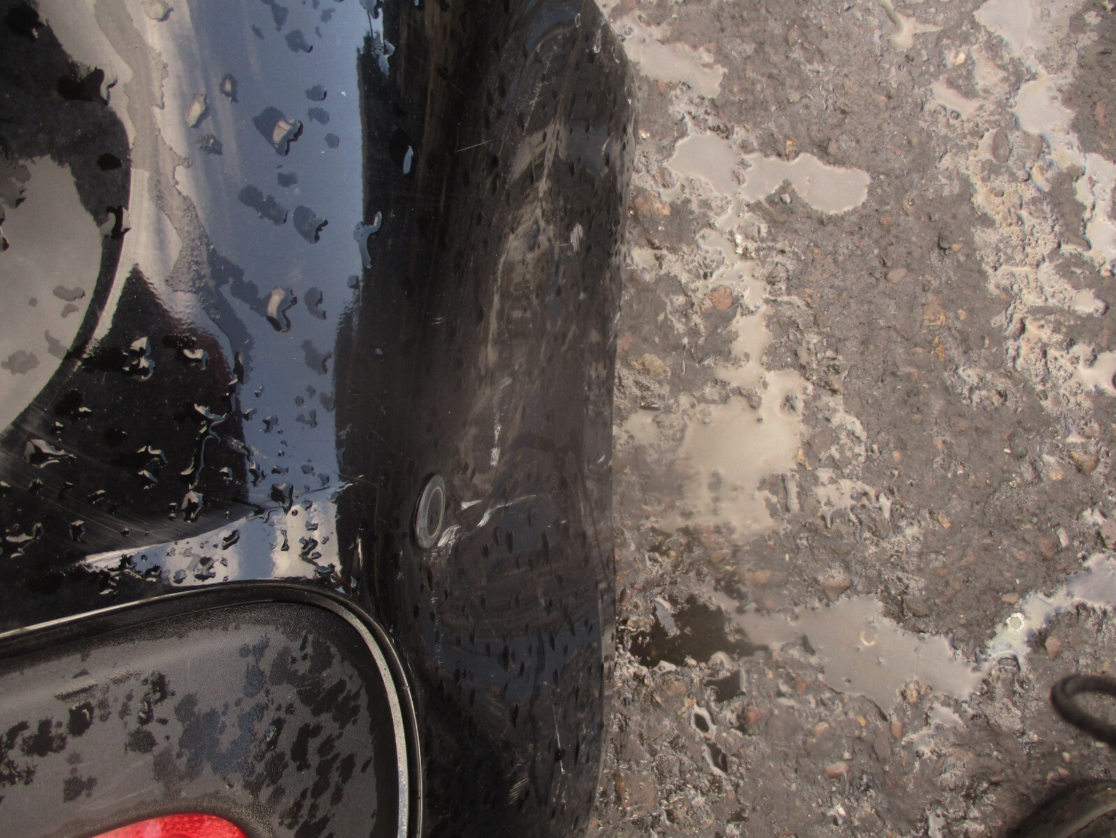 2018 FIAT PANDA 319 REAR BUMPER BLACK
