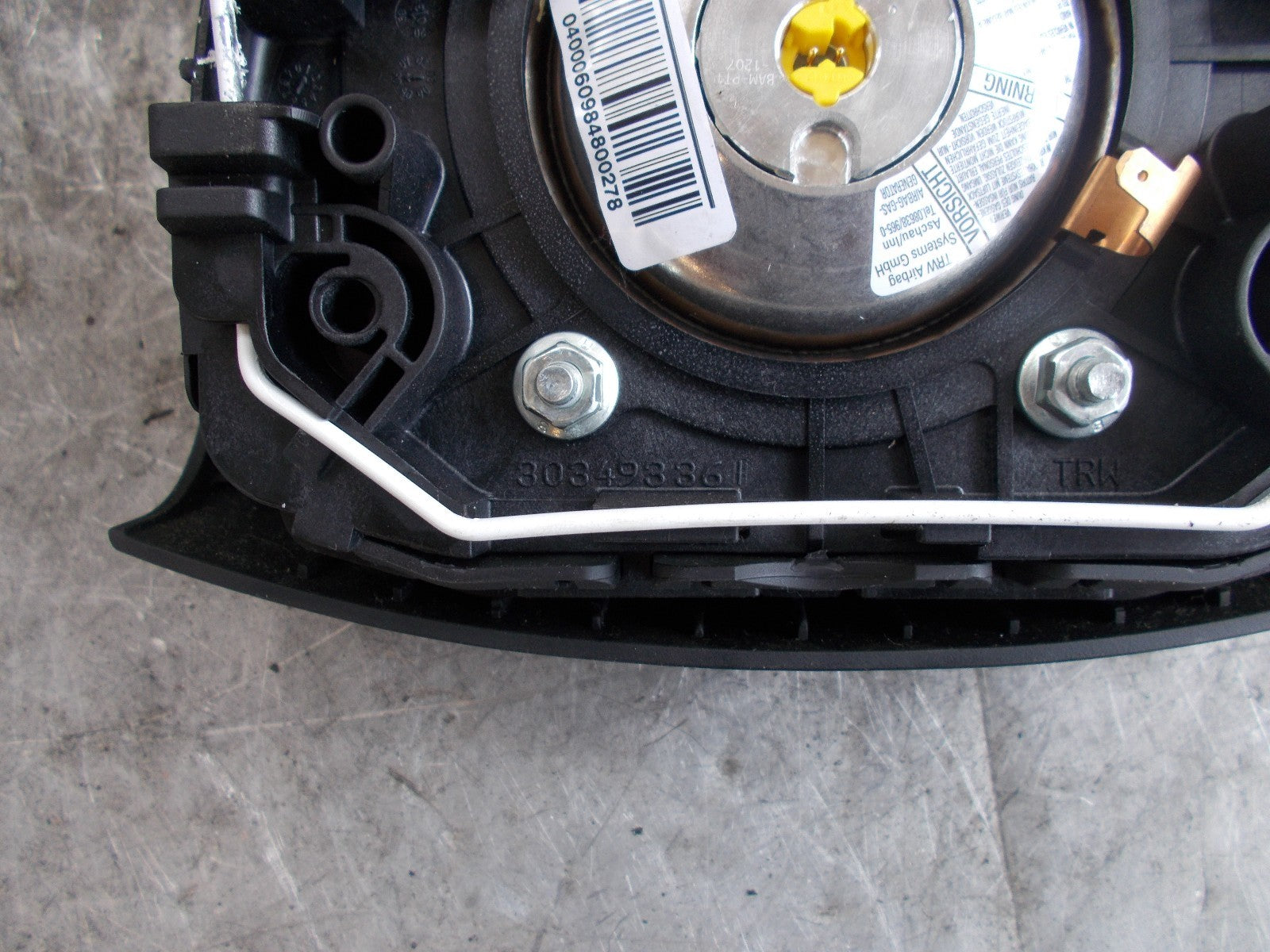 FORD FOCUS MK2 STEERING WHEEL AIRBAG 30349336