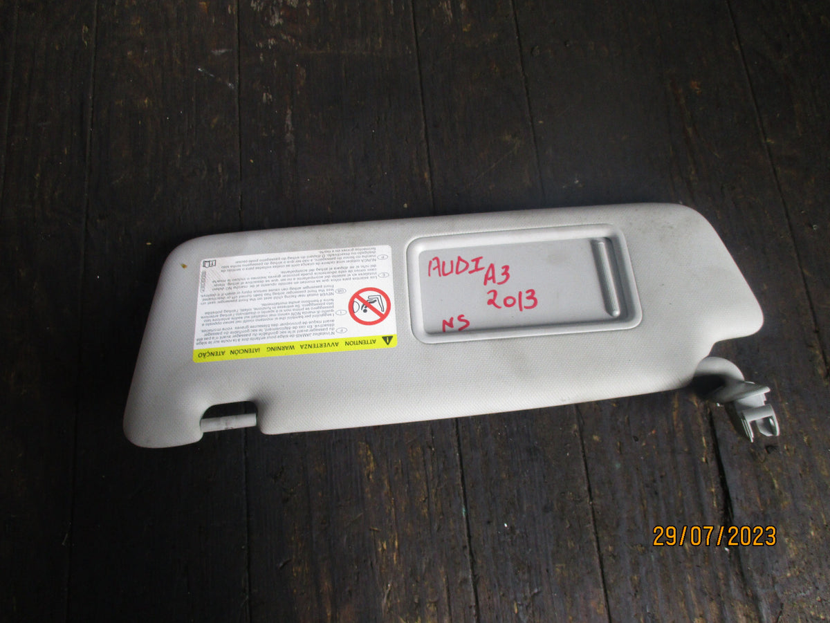 AUDI A3 2013 FRONT BOTH SUN VISOR