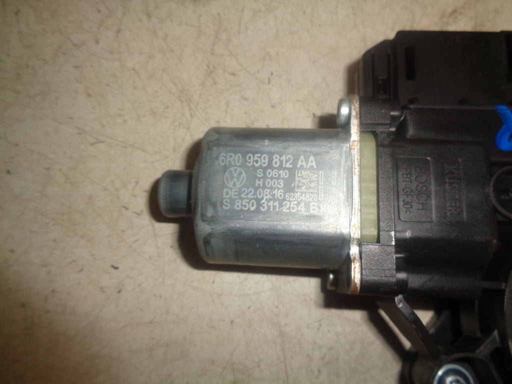 VW POLO 2017 6C OSR DRIVER SIDE REAR WINDOW MOTOR REGULATOR 6R0959812AA