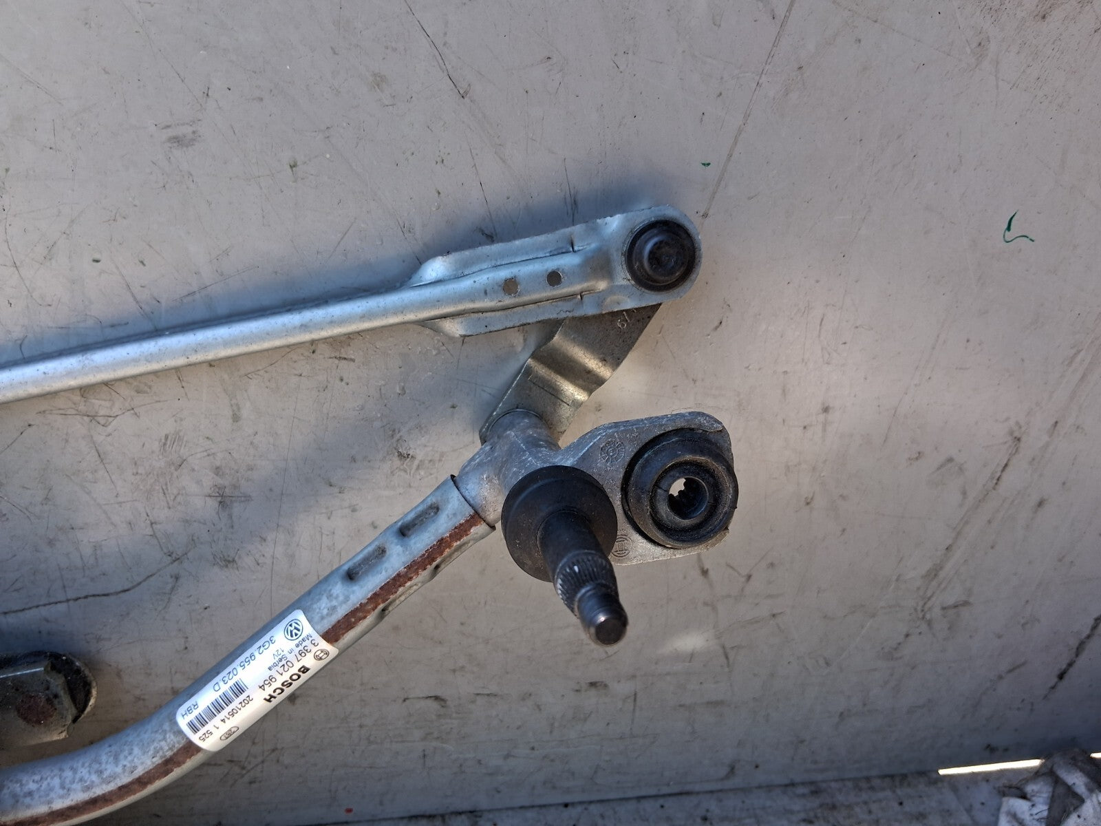 VW VOLKSWAGEN PASSAT B8 2019 WINDSCREEN WIPER MOTOR & LINKAGE WITH ARM 3G2955119