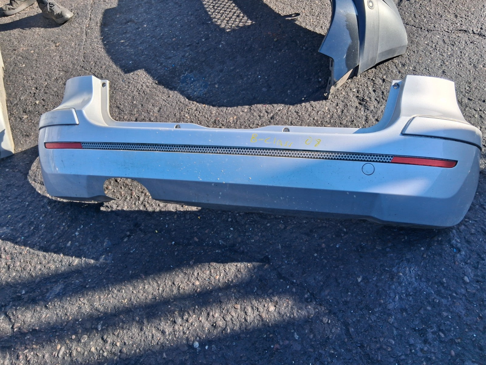 2008 MERCEDES B CLASS W245 COMPLETE REAR BUMPER SILVER